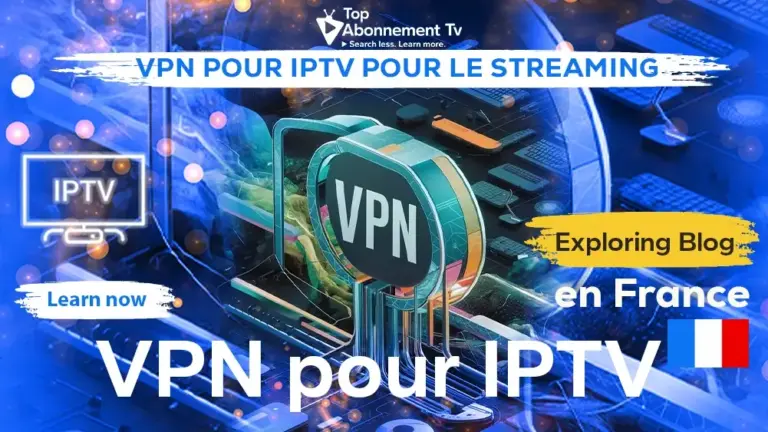 Illustration 3D VPN pour IPTV