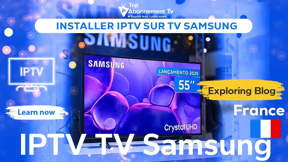 Nouvelle Smart TV Crystal UHD 2025 compatible pour l'installation IPTV sur TV Samsung