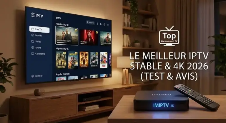 Installation test Meilleur IPTV Stable 4K 2026.