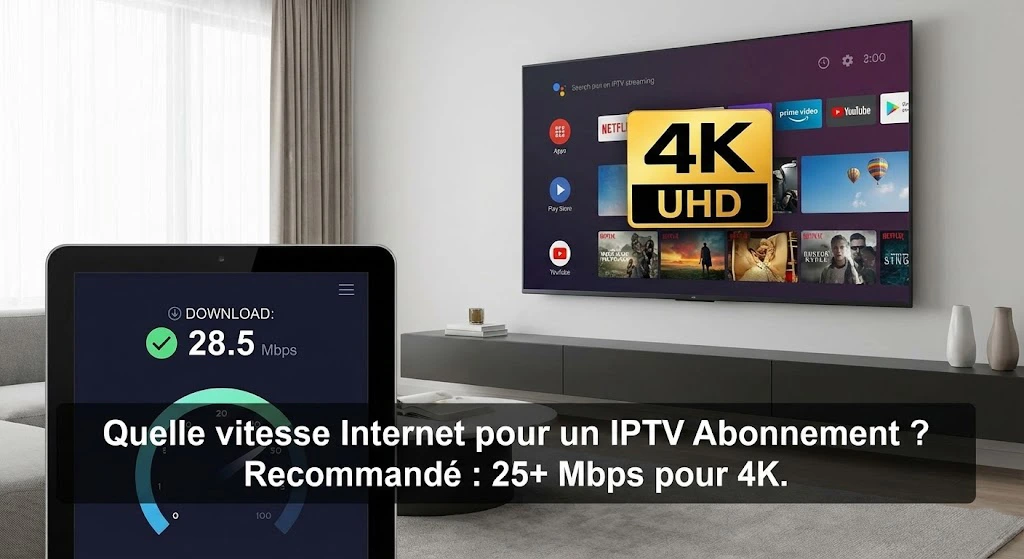 2 (3) Quelle vitesse Internet pour un IPTV Abonnement ?