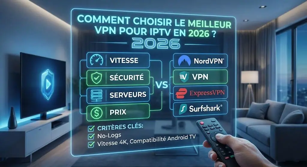 2 Comparatif des critères pour sélectionner un VPN pour IPTV