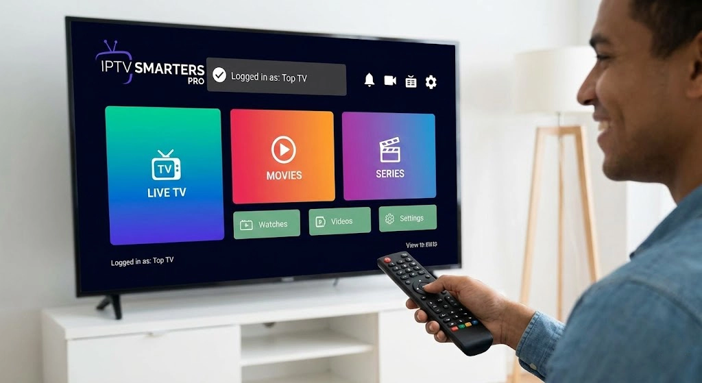 cd Installer abonnement IPTV Smarters Pro