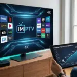 Meilleur fournisseur IPTV en France 2026 - Interface Premium IMIPTV sur Smart TV 4K