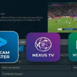 Comparatif visuel des 3 meilleures applications IPTV en 2026 affichées sur des écrans futuristes avec indicateurs de performance.