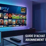 Interface IMIPTV Premium 4K sur Smart TV - Acheter abonnement IPTV sécurisé via Stripe et Virement
