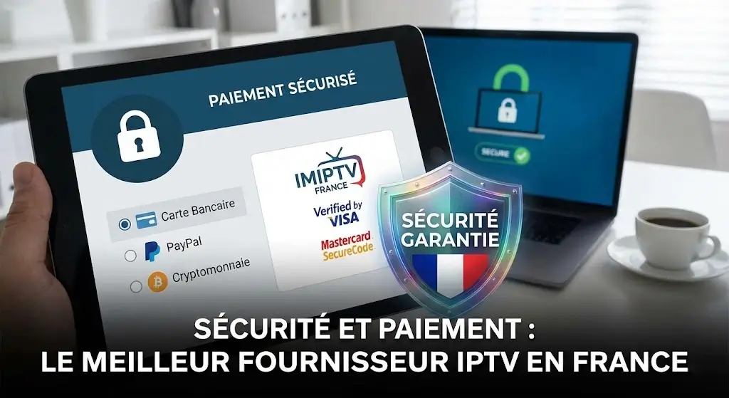 2 Sécurité paiement et cryptage données abonnement IMIPTV France 2026